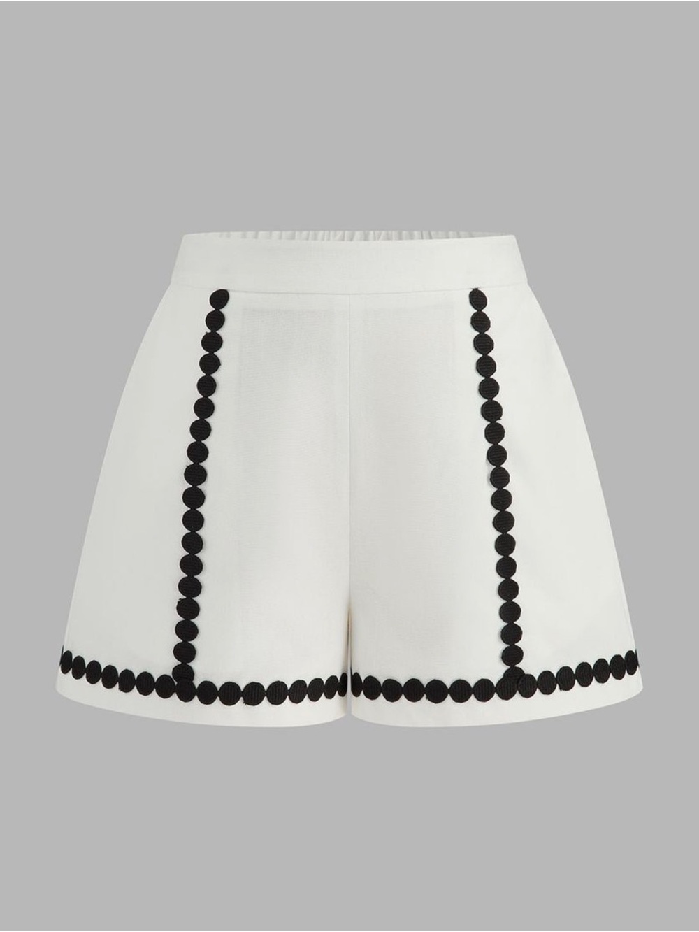 Commense Contrast Trim Corset Shorts Set - Picture 5 of 13